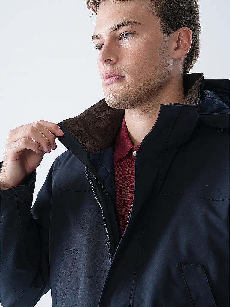 BARBOUR | Parka BROCKSTONE | Bleu foncé