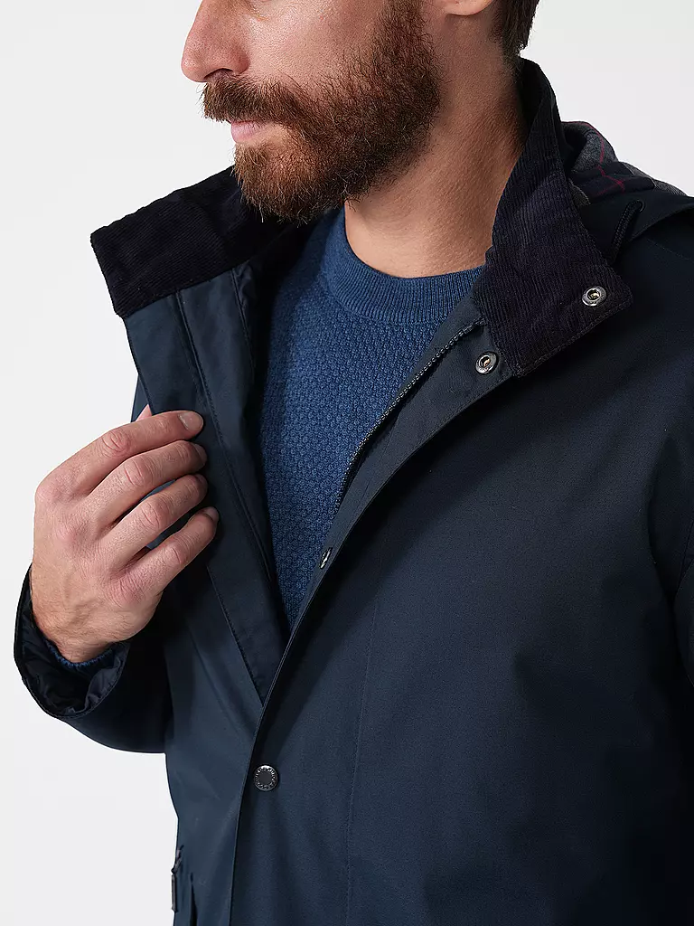 BARBOUR | Parka CHELSEA | Bleu foncé