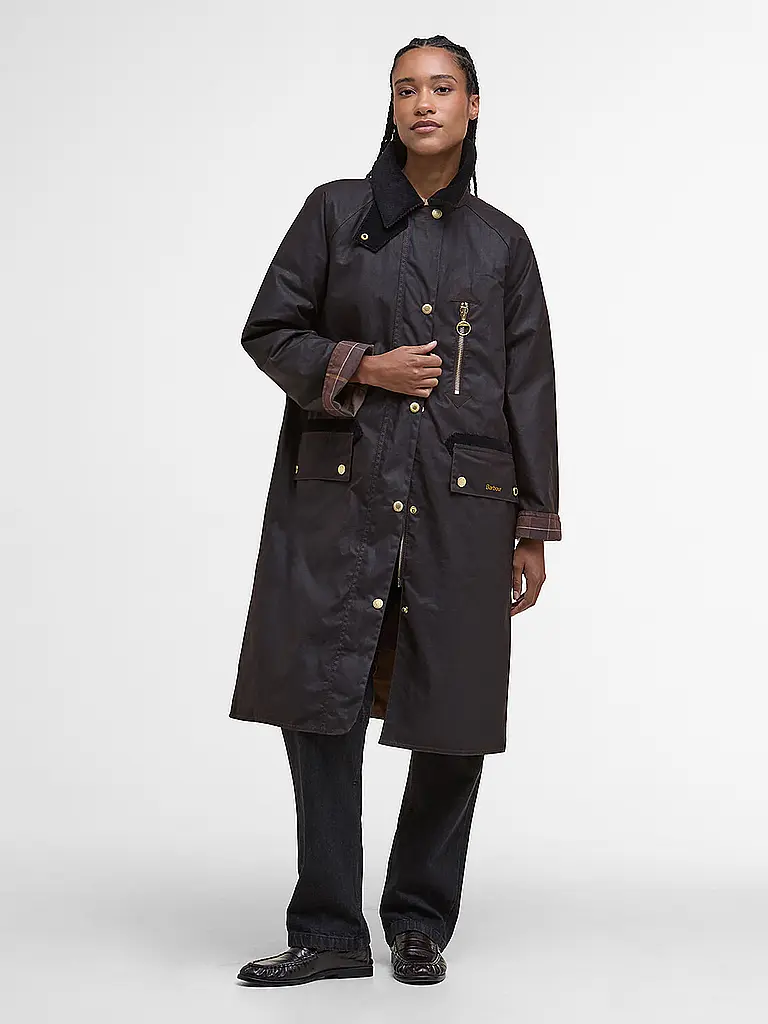 BARBOUR | Parka EVETTE WAX | Marron