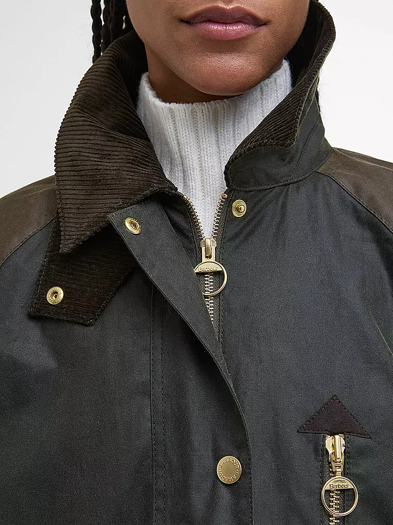 BARBOUR | Parka EVETTE WAX | Olive