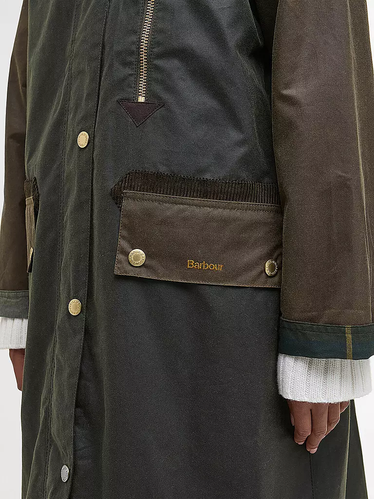 BARBOUR | Parka EVETTE WAX | Olive