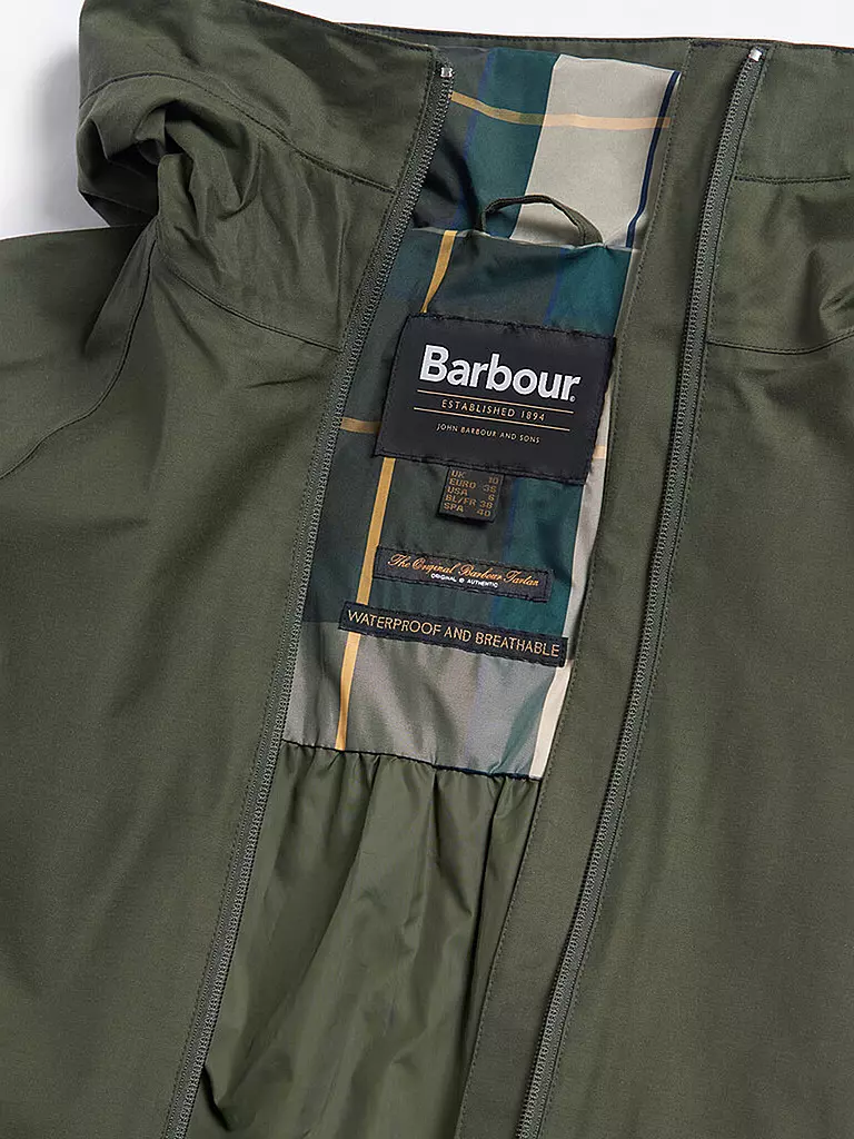 BARBOUR | Parka HERON WATERPROOF | Olive