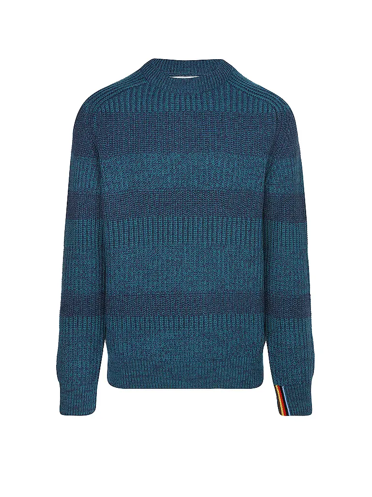 BARBOUR | Paul Smith loves Barbour Pull Saddle à col rond | Bleu