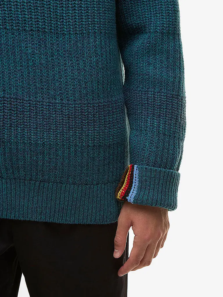 BARBOUR | Paul Smith loves Barbour Pull Saddle à col rond |