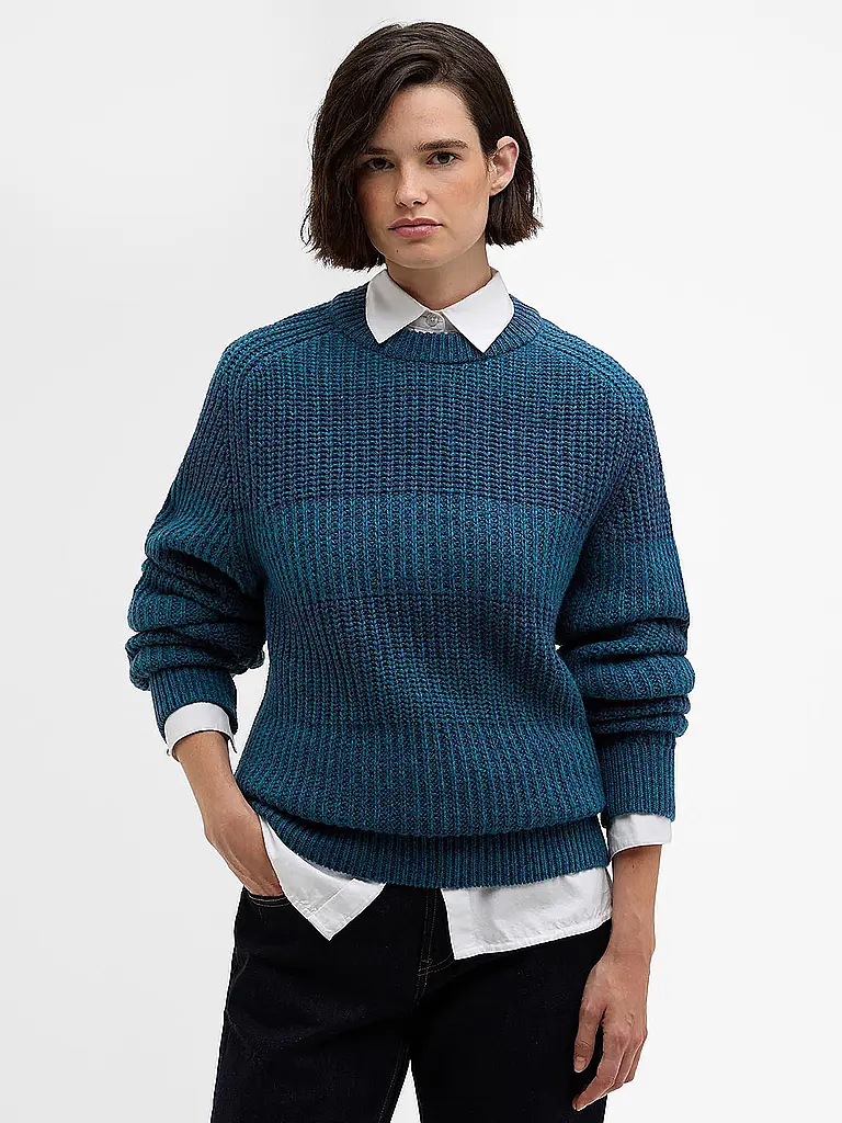 BARBOUR | Paul Smith loves Barbour Pull Saddle à col rond |