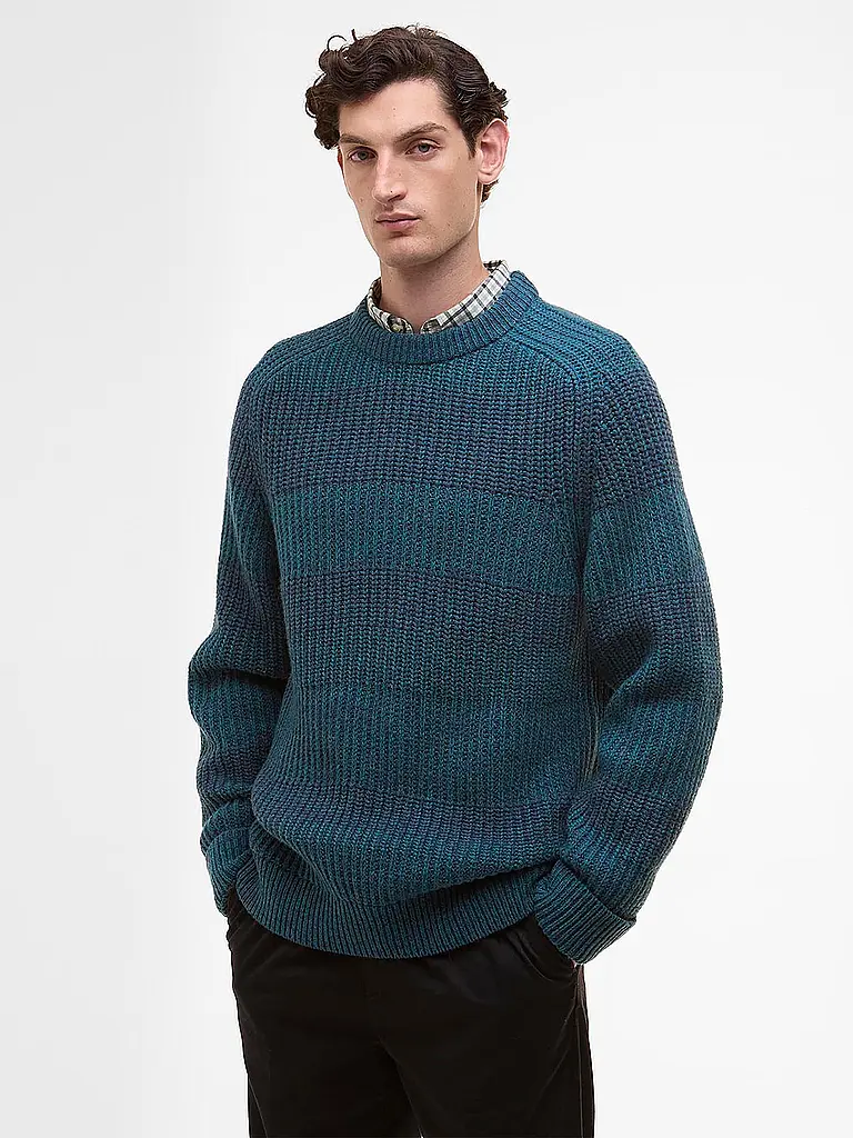 BARBOUR | Paul Smith loves Barbour Pull Saddle à col rond |