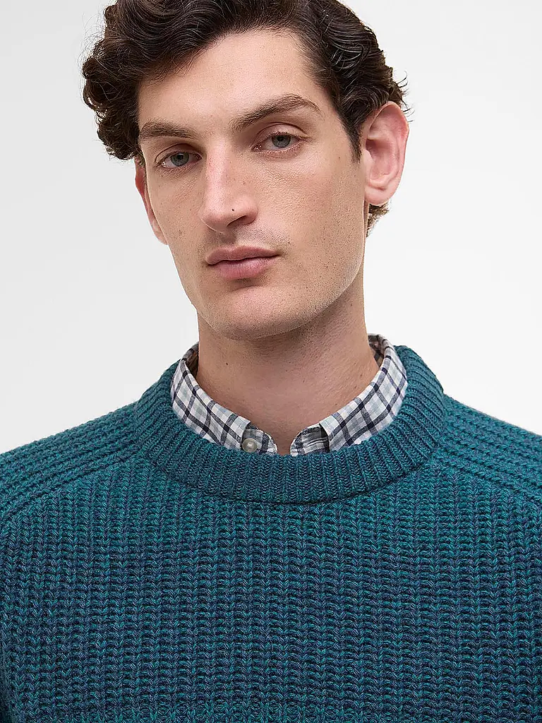BARBOUR | Paul Smith loves Barbour Pull Saddle à col rond |