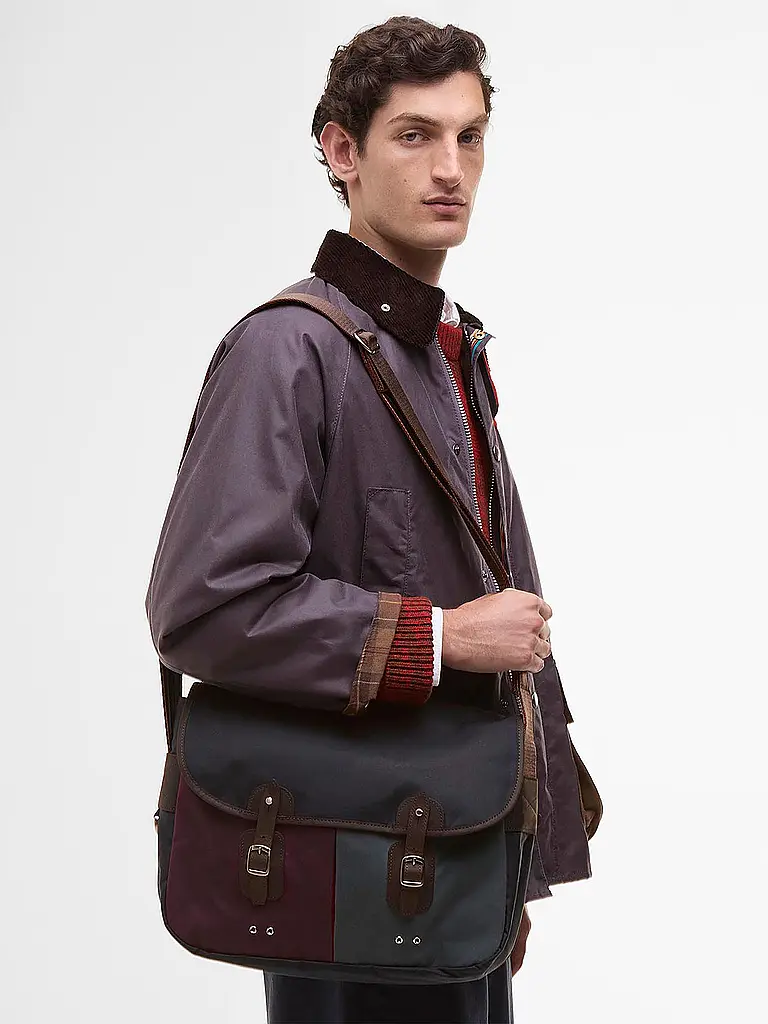 BARBOUR | Paul Smith loves Barbour Sac bandoulière Wax Tarras | Bleu