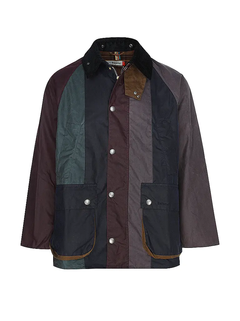 BARBOUR | Paul Smith loves Barbour Veste cirée à rayures oversize Bedale | Multicolore