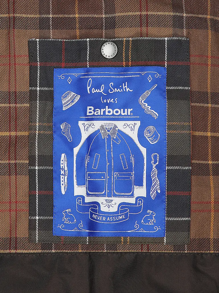 BARBOUR | Paul Smith loves Barbour Veste cirée à rayures oversize Bedale | 