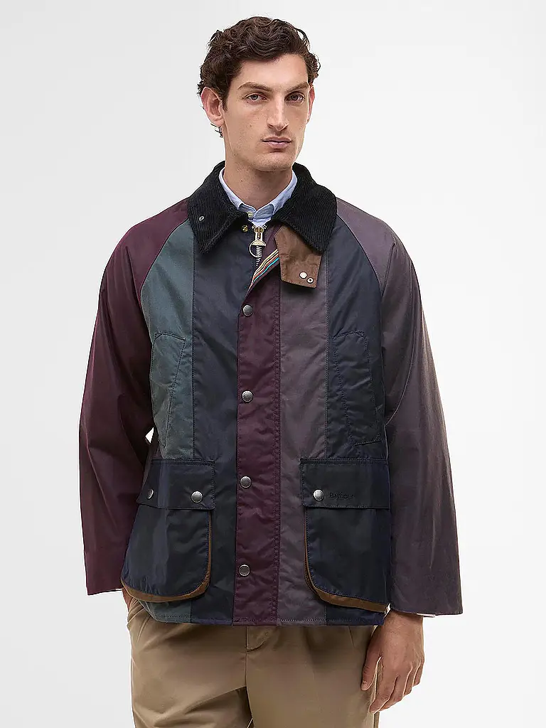 BARBOUR | Paul Smith loves Barbour Veste cirée à rayures oversize Bedale | 