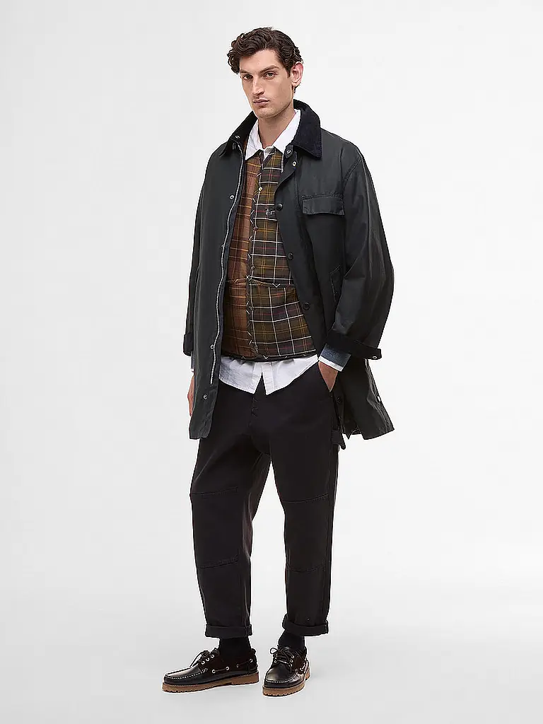 BARBOUR | Paul Smith loves Barbour Veste huilée Beeston | Bleu foncé