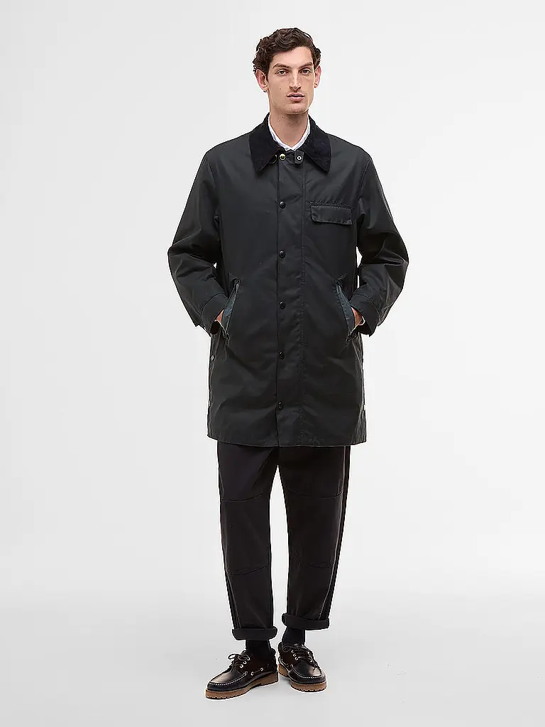 BARBOUR | Paul Smith loves Barbour Veste huilée Beeston | Bleu foncé
