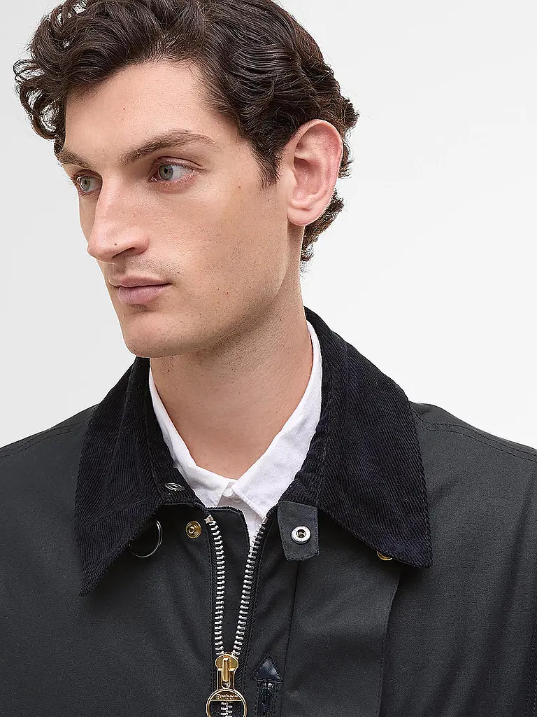 BARBOUR | Paul Smith loves Barbour Veste huilée Beeston | Bleu foncé