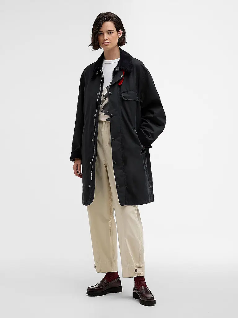 BARBOUR | Paul Smith loves Barbour Veste huilée Beeston | Bleu foncé