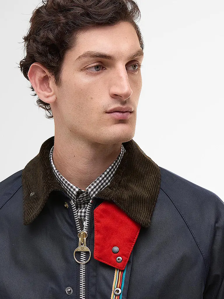 BARBOUR | Paul Smith loves Barbour Veste huilée Oversized Bedale | 