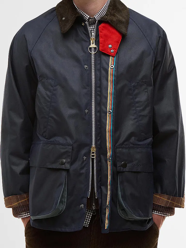 BARBOUR | Paul Smith loves Barbour Veste huilée Oversized Bedale | 
