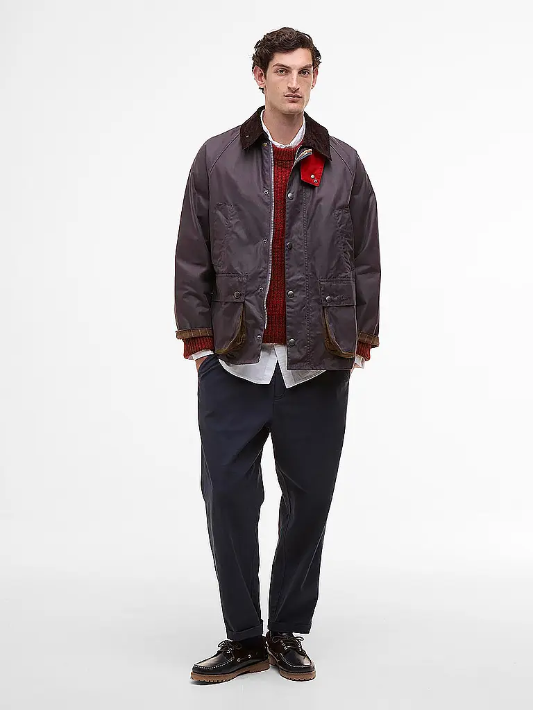 BARBOUR | Paul Smith loves Barbour Veste huilée Oversized Bedale | lila
