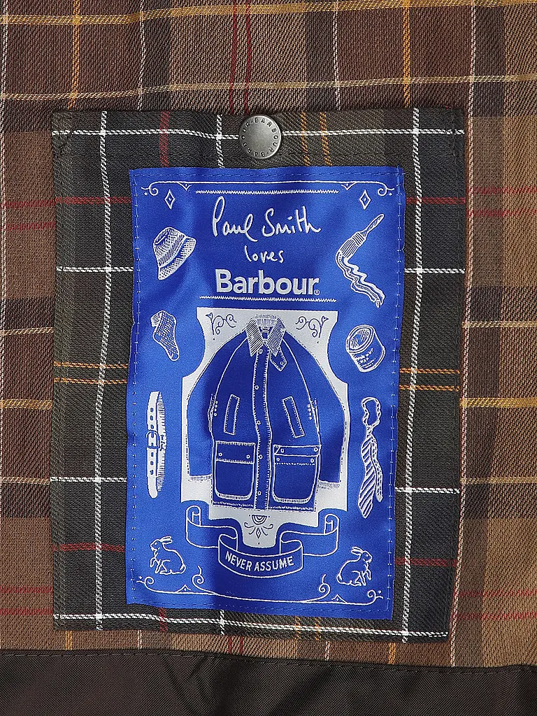 BARBOUR | Paul Smith loves Barbour Veste huilée Oversized Bedale | 
