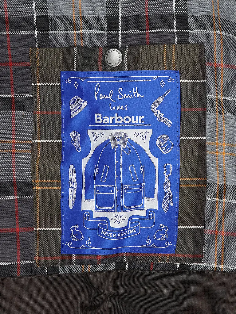 BARBOUR | Paul Smith loves Barbour Veste huilée Oversized Bedale | 