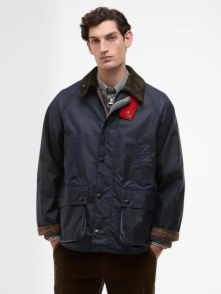BARBOUR | Paul Smith loves Barbour Veste huilée Oversized Bedale | 