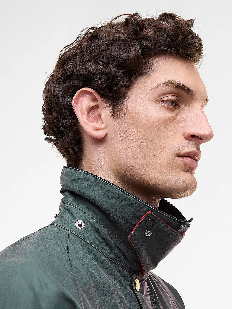 BARBOUR | Paul Smith loves Barbour Veste huilée Transport | grau