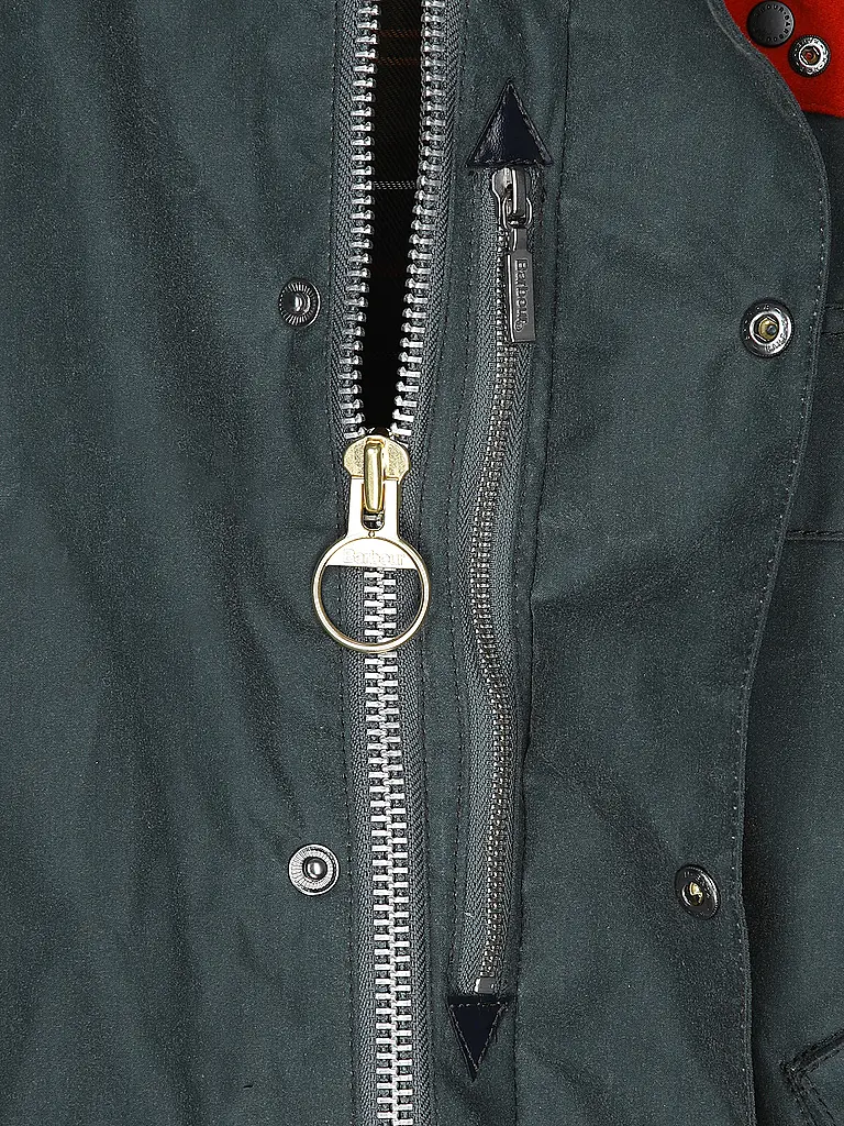 BARBOUR | Paul Smith loves Barbour Veste huilée Transport | grau