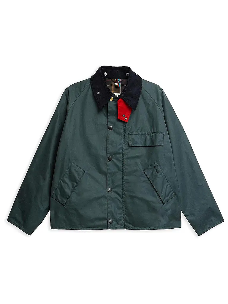 BARBOUR | Paul Smith loves Barbour Veste huilée Transport | grau