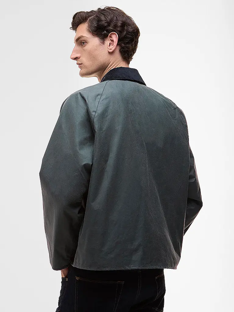 BARBOUR | Paul Smith loves Barbour Veste huilée Transport | grau