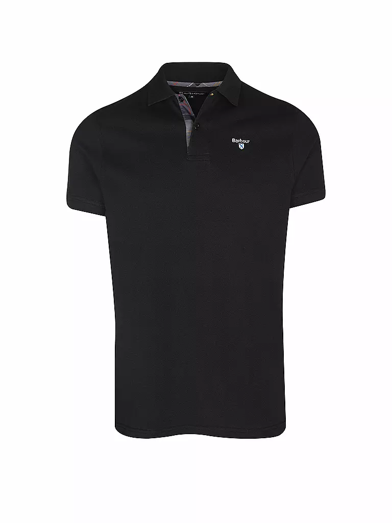 BARBOUR | Polo coupe classique | schwarz