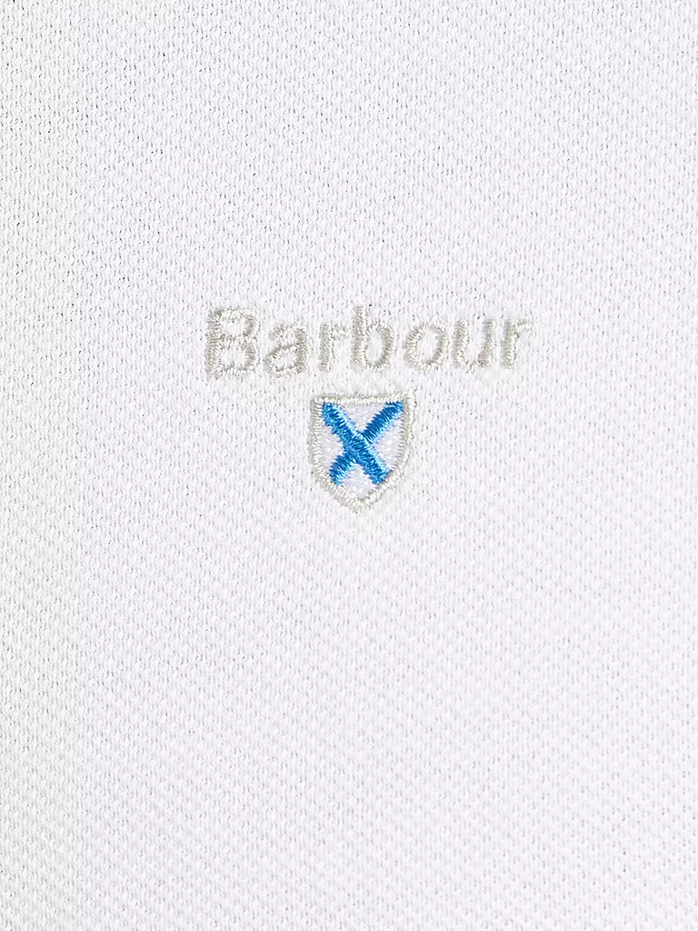 BARBOUR | Polo coupe classique | weiss