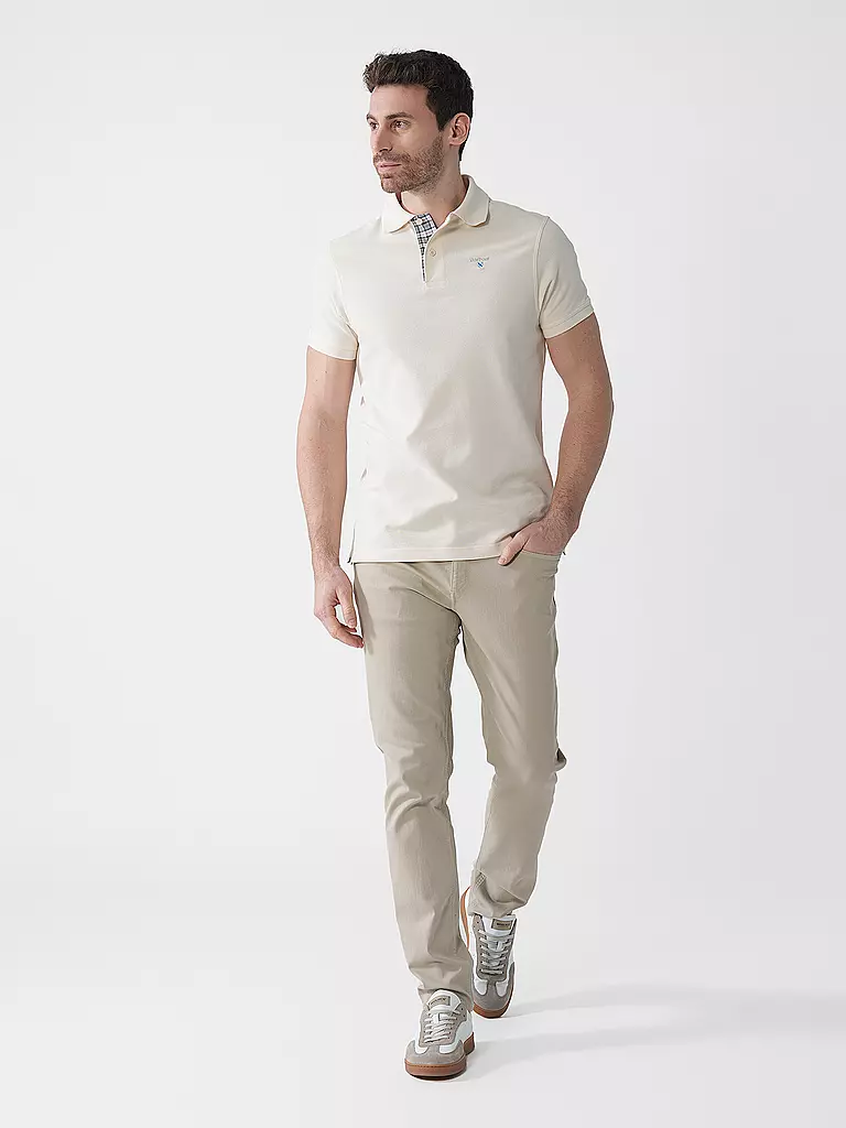 BARBOUR | Polo coupe classique | creme