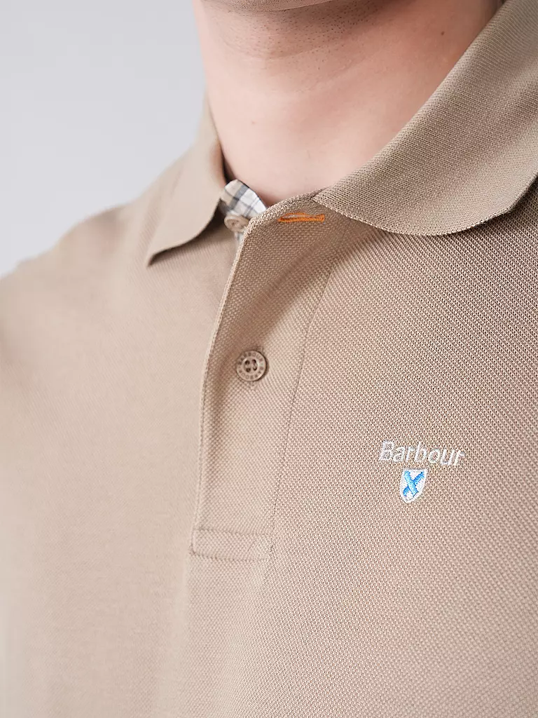 BARBOUR | Polo coupe regular | beige