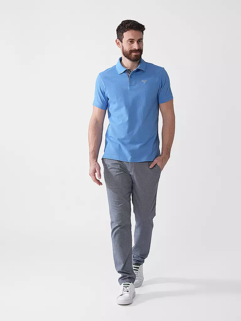 BARBOUR | Poloshirt Coupe Regular | blau