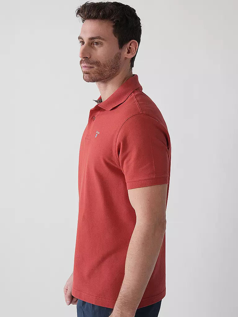 BARBOUR | Poloshirt Coupe Regular | rot
