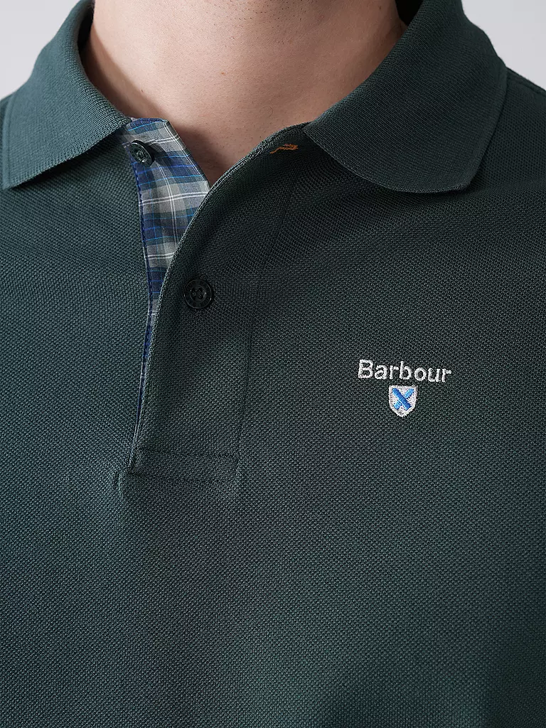 BARBOUR | Poloshirt coupe regular | dunkelgrün