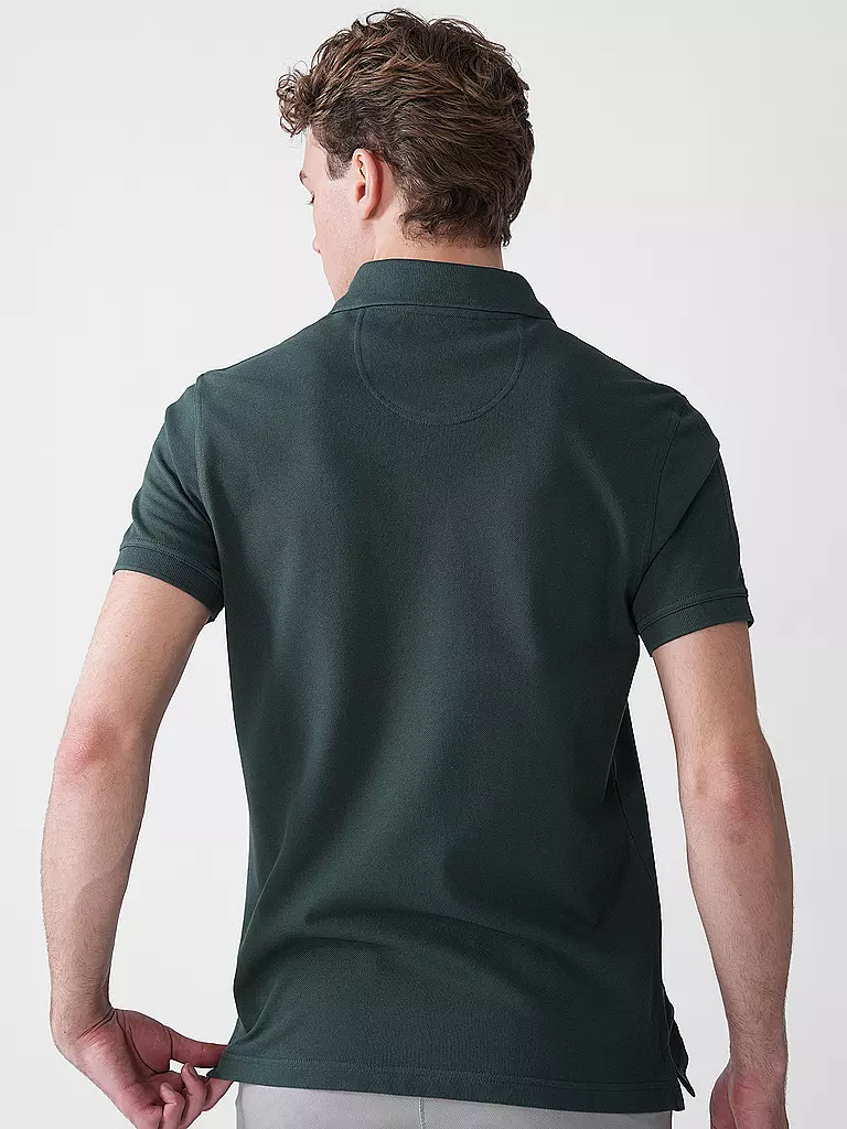 BARBOUR | Poloshirt coupe regular | dunkelgrün