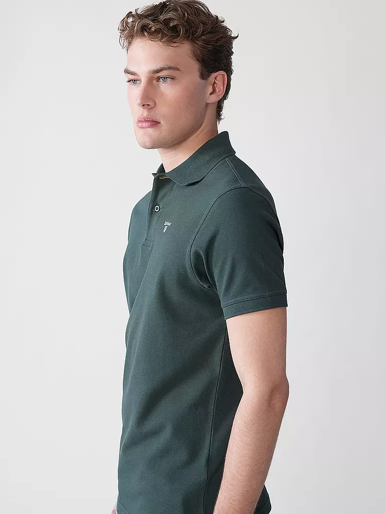 BARBOUR | Poloshirt coupe regular | dunkelgrün