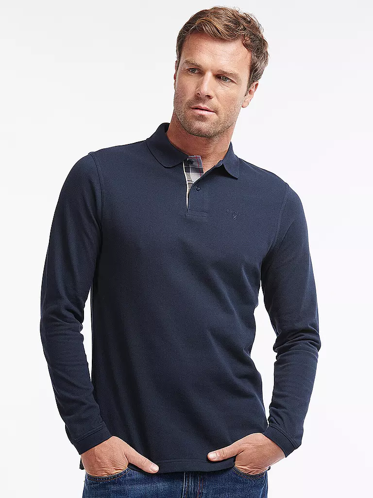 BARBOUR | Poloshirt ESSENTIAL | Bleu foncé