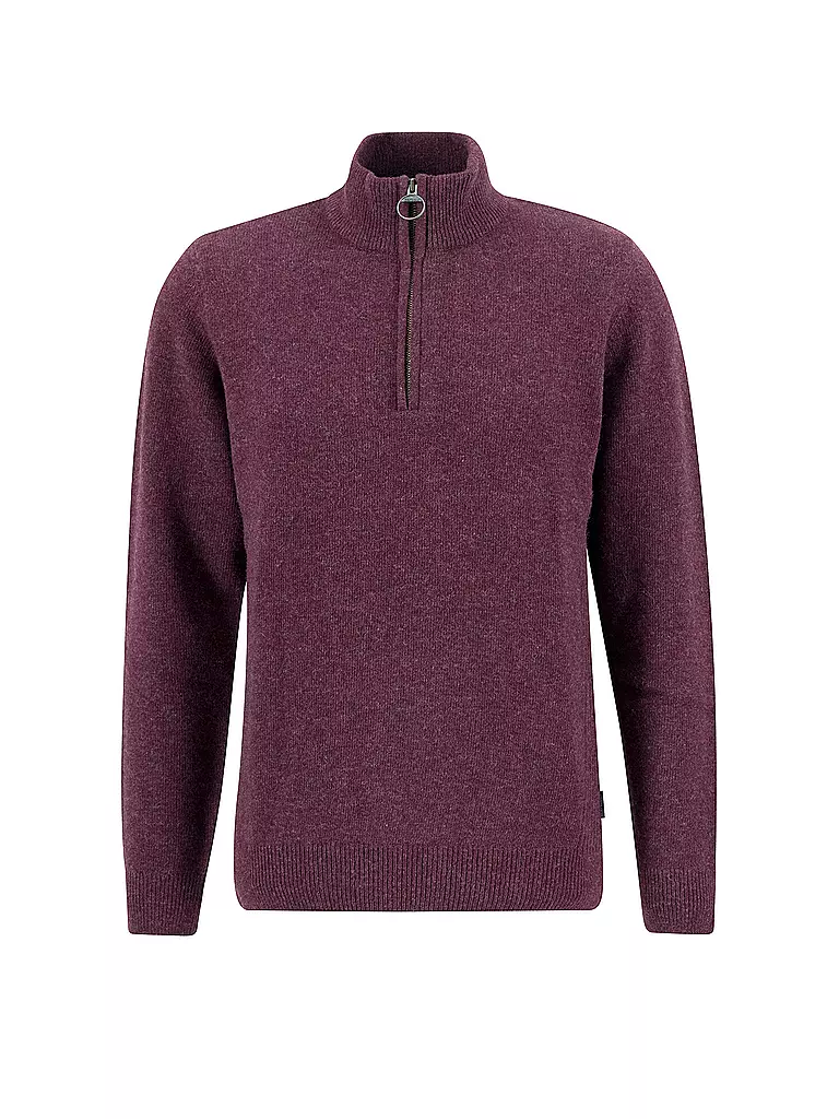 BARBOUR | Pull Troyer HOLDIN | dunkelrot