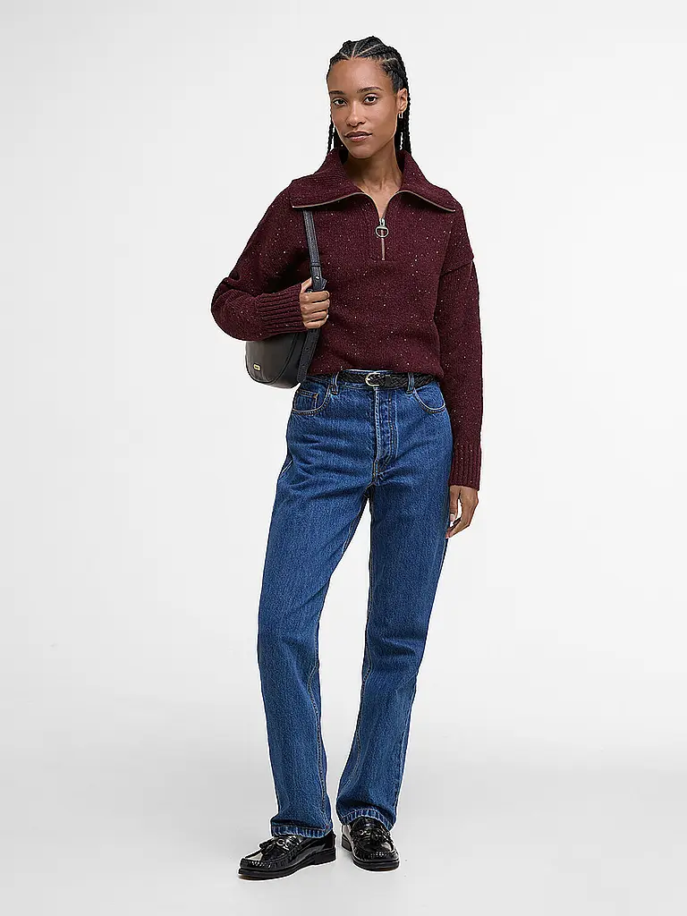 BARBOUR | Pull Troyer LAVENSDALE | Marron