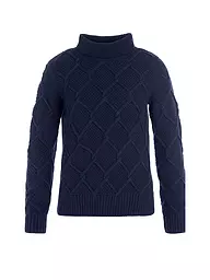 BARBOUR | Rollkragenpullover BURNE  | Bleu foncé