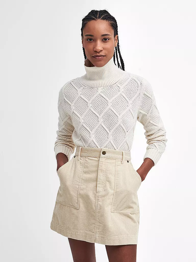 BARBOUR | Rollkragenpullover BURNE  | Crème