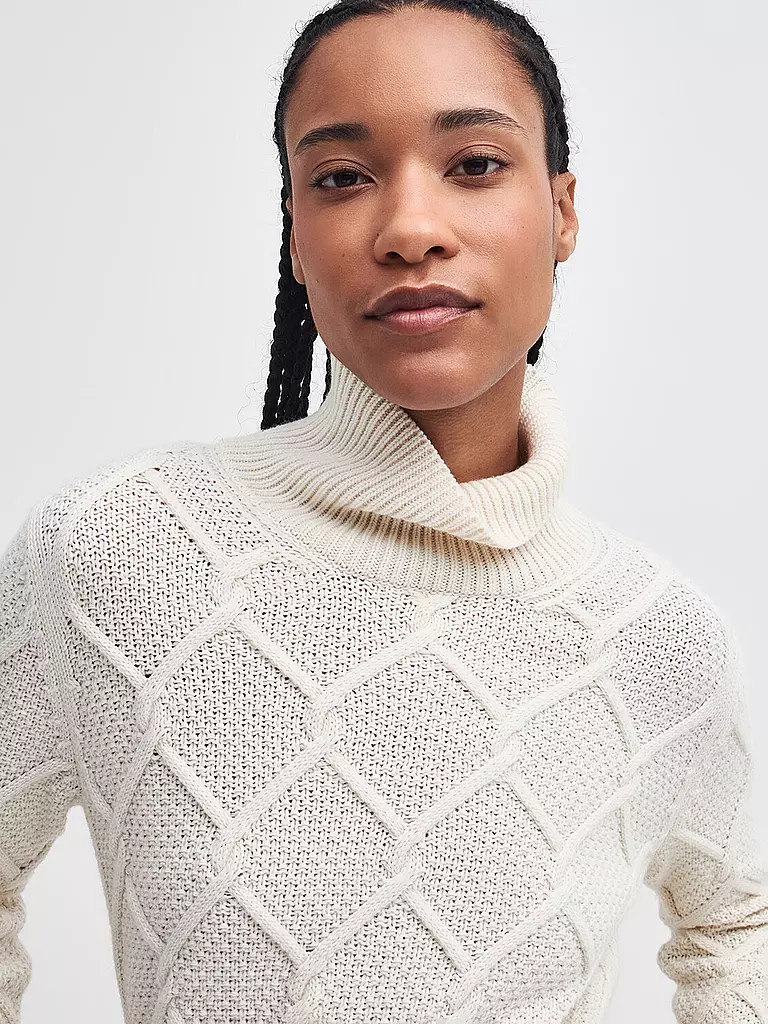 BARBOUR | Rollkragenpullover BURNE  | Crème