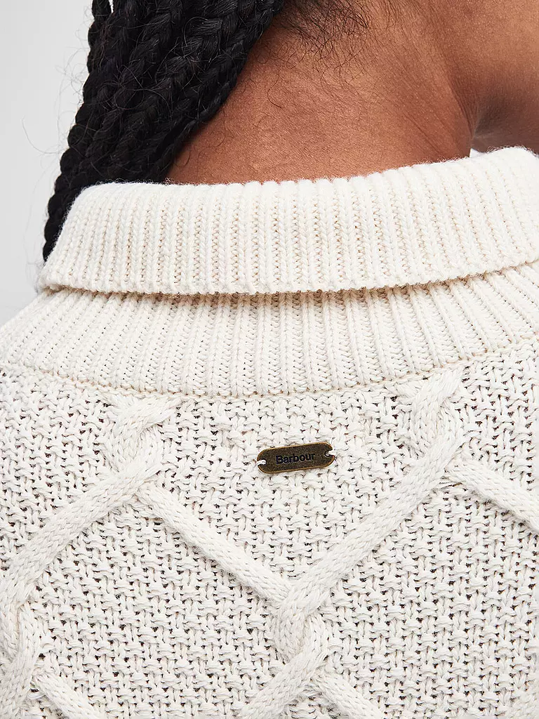 BARBOUR | Rollkragenpullover BURNE  | Crème