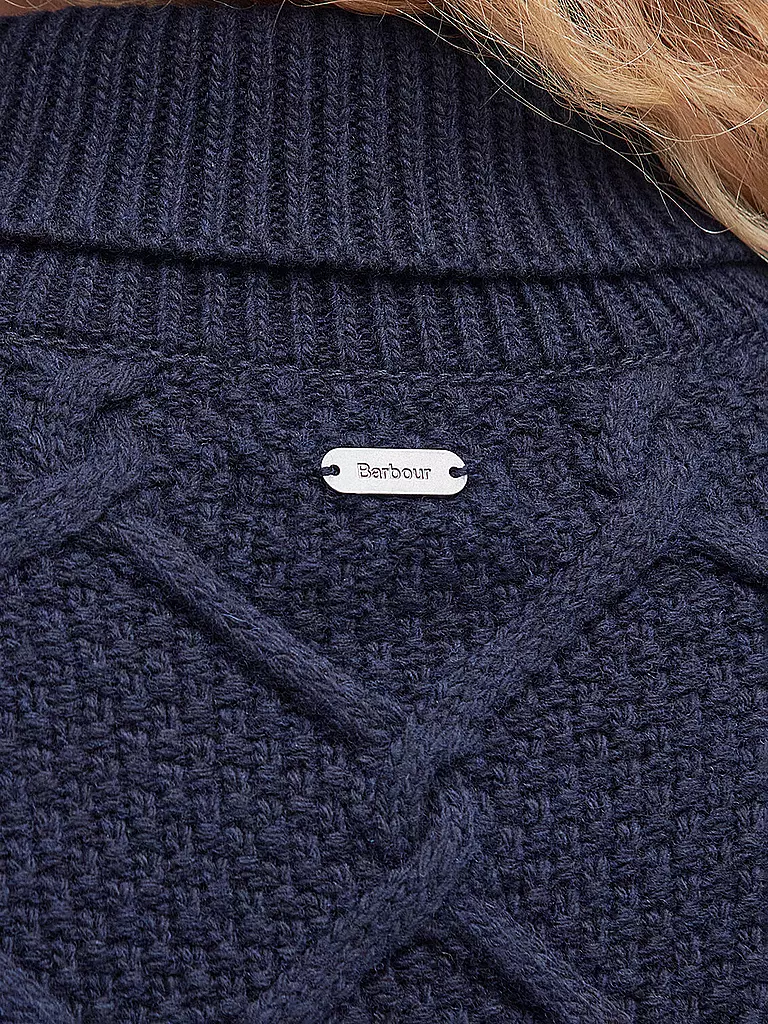BARBOUR | Rollkragenpullover BURNE  | Bleu foncé