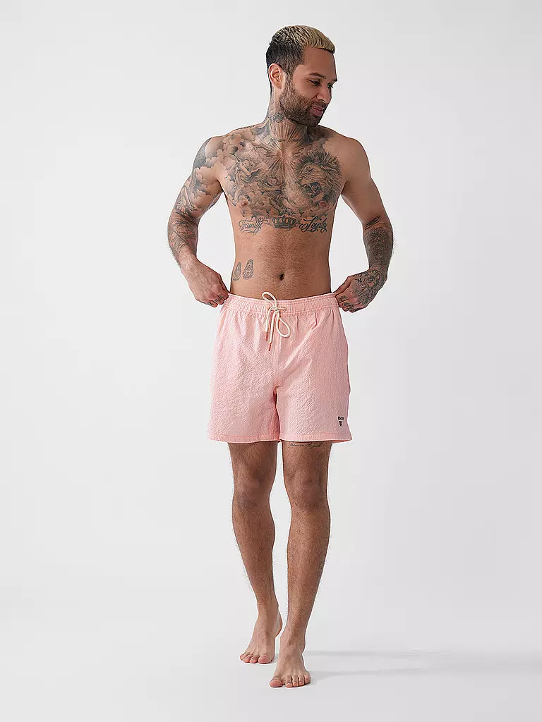 BARBOUR | Short de bain | rosa