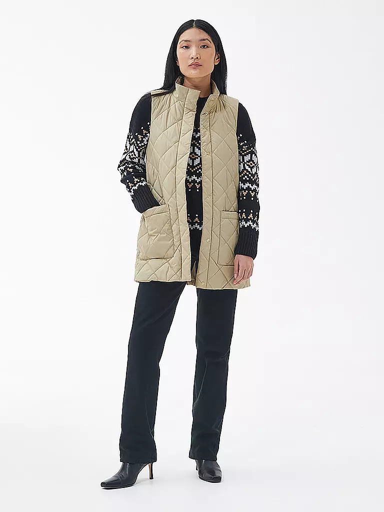 BARBOUR | Steppgilet COSMIA LINER | Beige