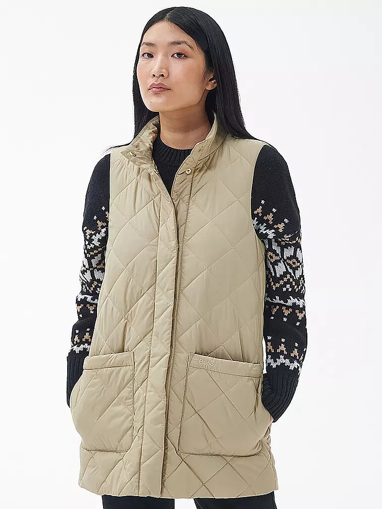 BARBOUR | Steppgilet COSMIA LINER | Beige