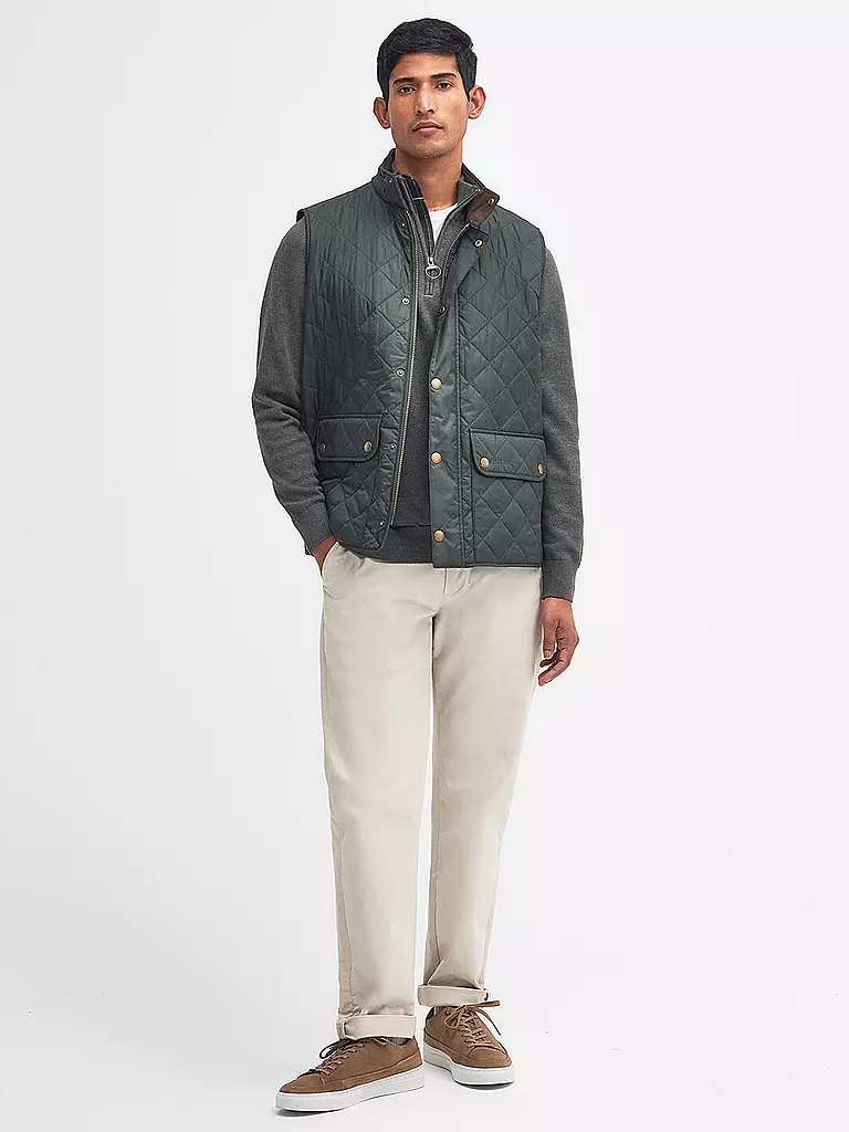 BARBOUR | Steppgilet LOWERDALE | Olive